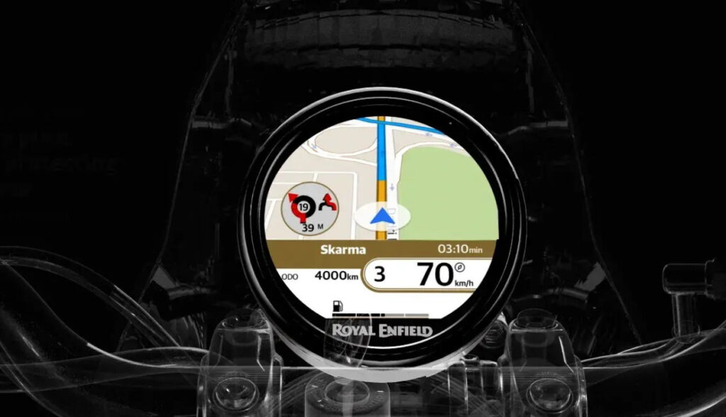 Royal enfield guerrilla 450 navigation